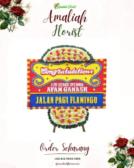 Sewa Papan Bunga Tangcity Mall Office Area Tangerang